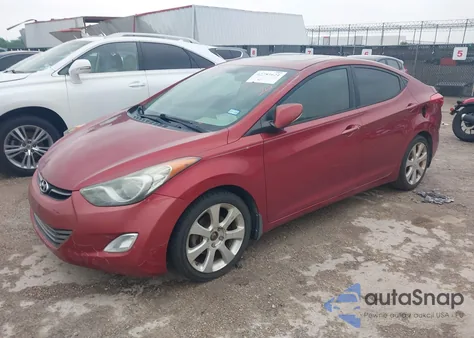 2013 Hyundai Elantra Limited из США, поврежденный, VIN 5NPDH4AE6DH210817